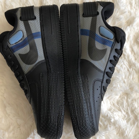 SOLD!!! Nike AF 1 Type Sneakers Black Photo Blue - Picture 3 of 8